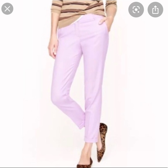 J. Crew Pants - J Crew lavender wool trousers size 2